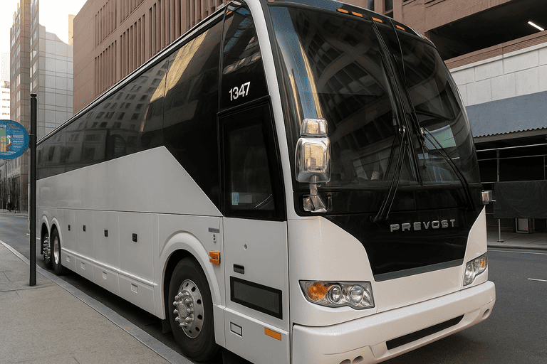 a Prescott Valley Charter Bus coach bus