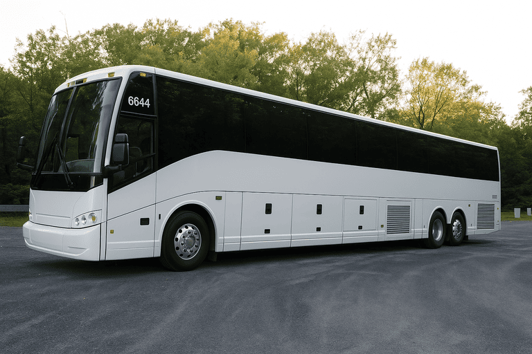 exterior of Prescott Valley Charter Bus coach bus