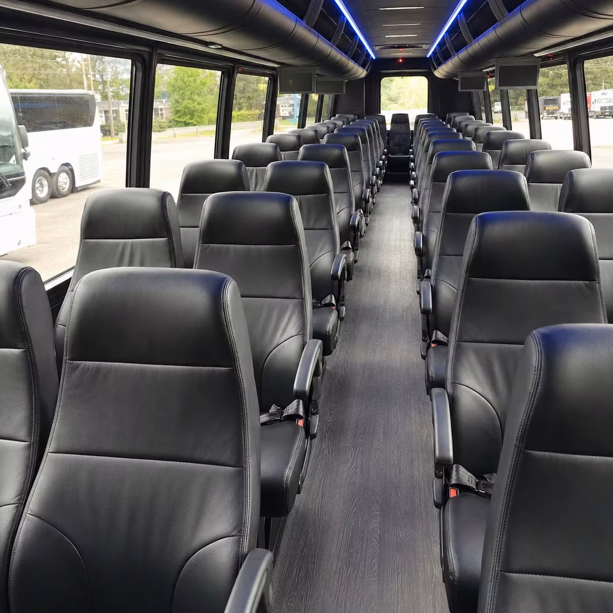 28 passenger minibus inside
