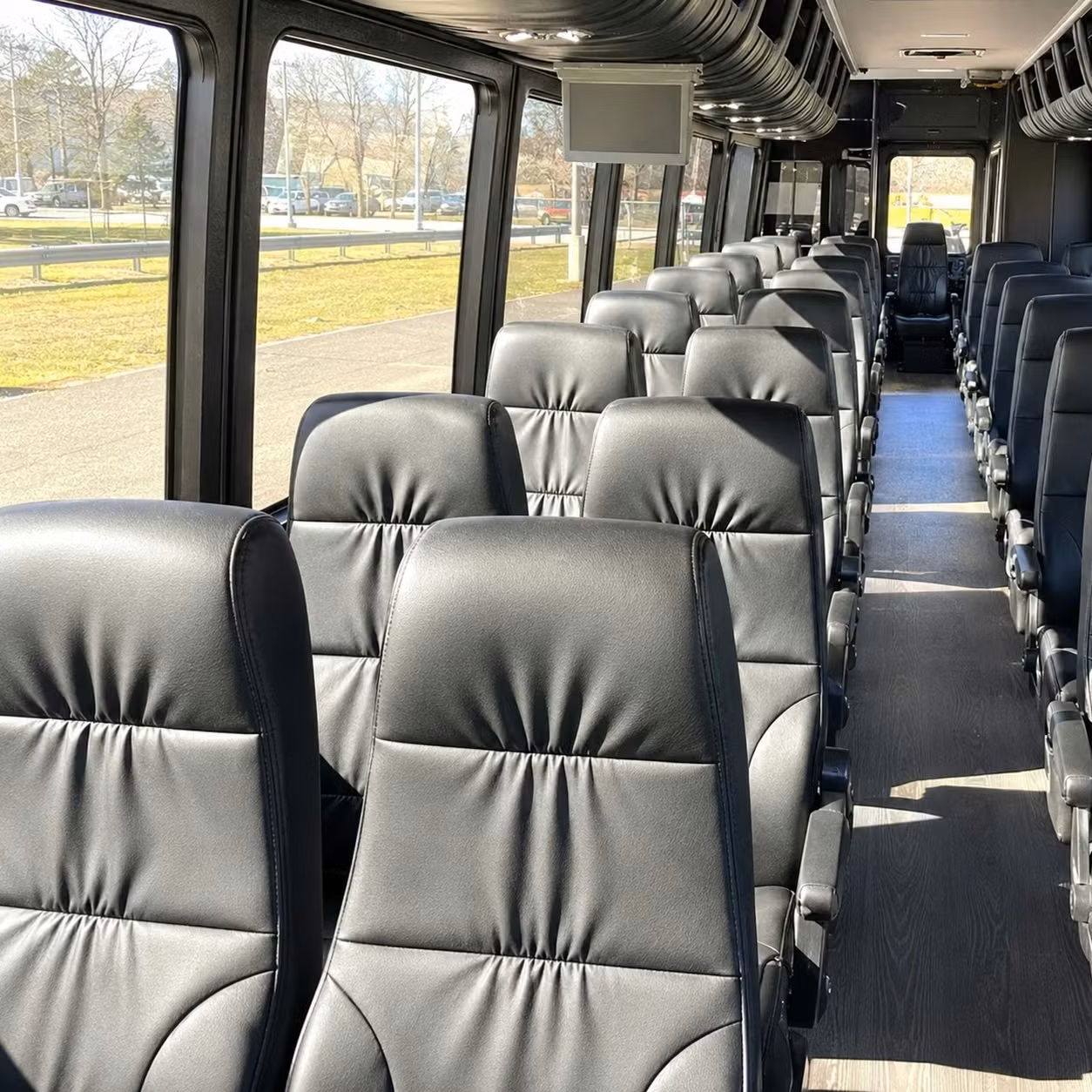 35 passenger minibus inside
