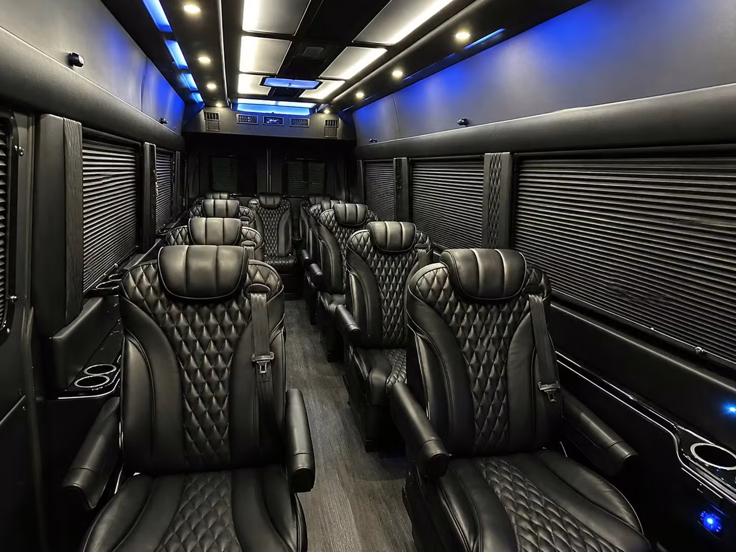 sprinter van with driver inside